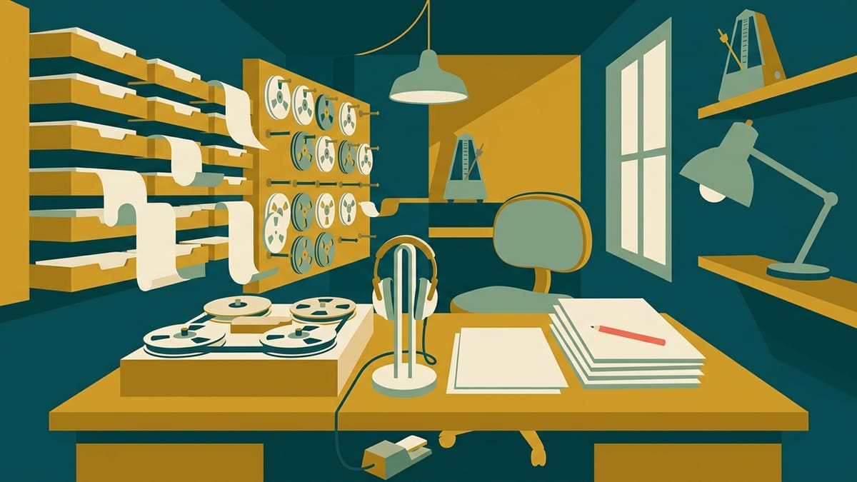 Editorial illustration for Descript Free Is 1 Hour a Month, and the Credits Never Return