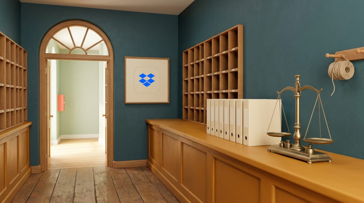 Editorial illustration for Dropbox Free Is 2GB. That Is Two Hundred Photos and an Empty Inbox.