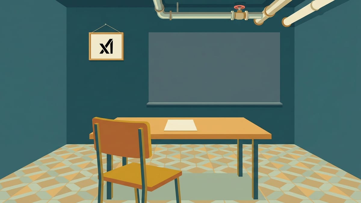 Editorial illustration for Grok Free Has No Published Limit. xAI Calls It Generous.