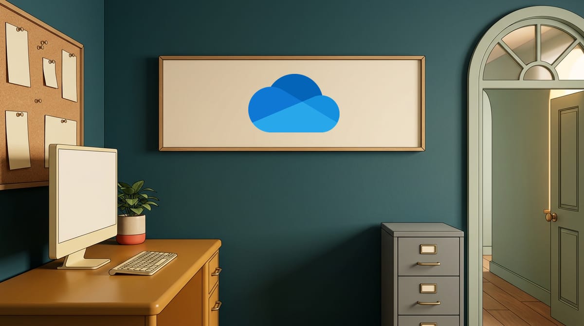 Editorial illustration for OneDrive Free Is 5GB, and Word Already Knows Your Name