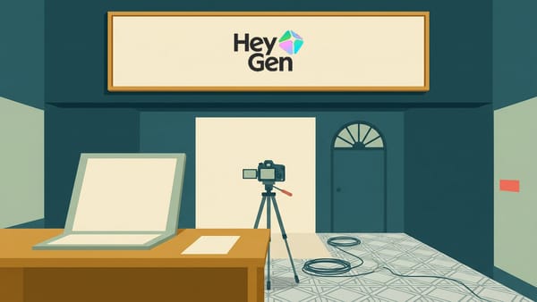 Editorial illustration for HeyGen Free: Three Videos a Month, One Minute Each