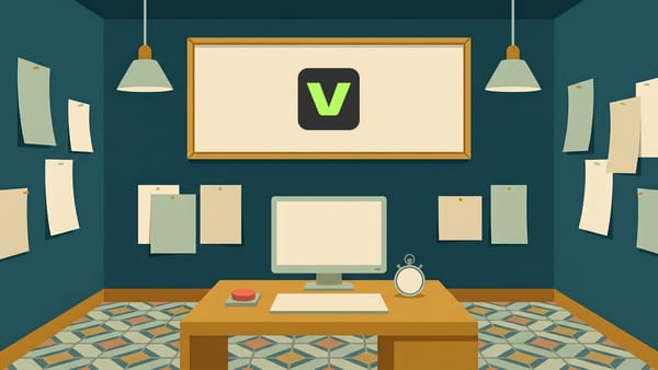 Editorial illustration for VEED Free Watermarks Everything and Stops at 720p