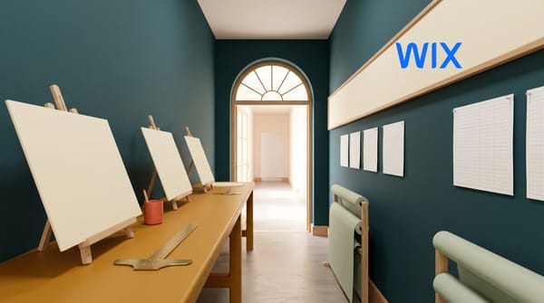 Editorial illustration for Wix Free Gives You a Whole Site, Just Not an Address