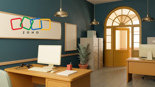 Editorial illustration for Zoho Desk Free Gives Three Agents Forever, and Little Else